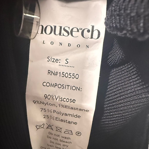 House of CB Black Sheer Top - Picture 4 of 4